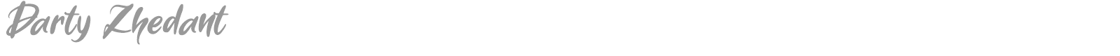 Darty Zhedant font preview